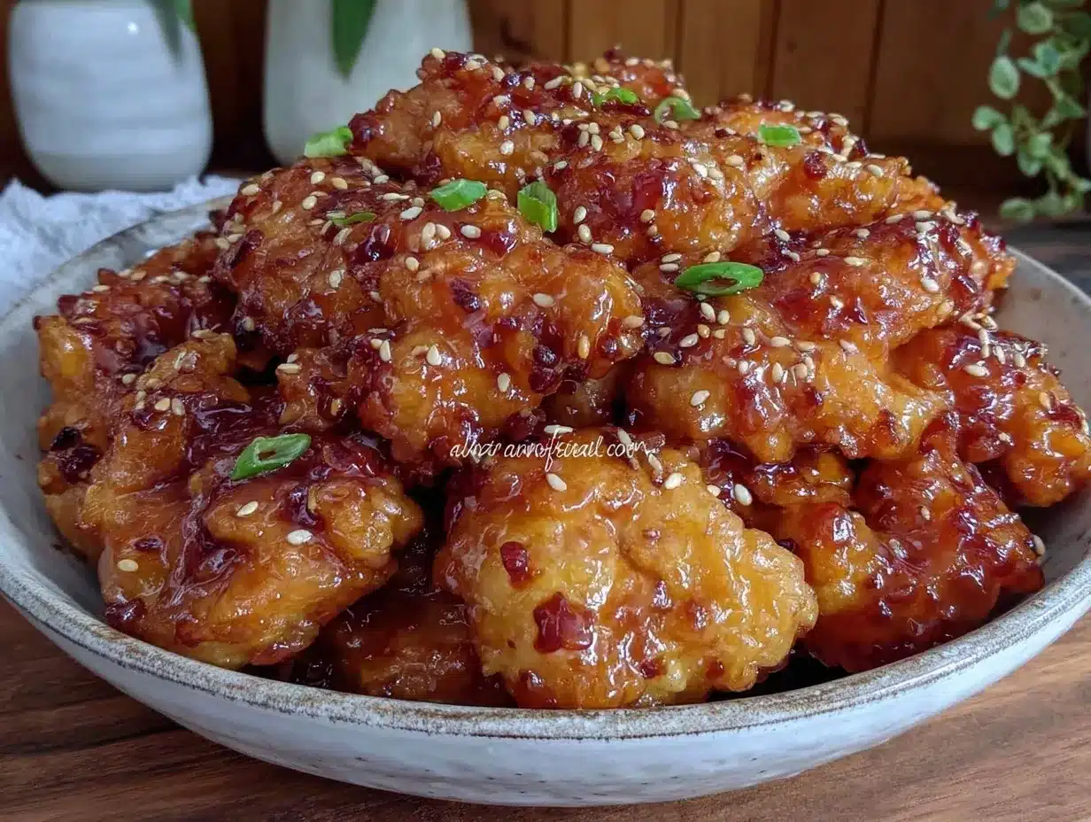 slow cooker honey sesame chicken preparation steps
