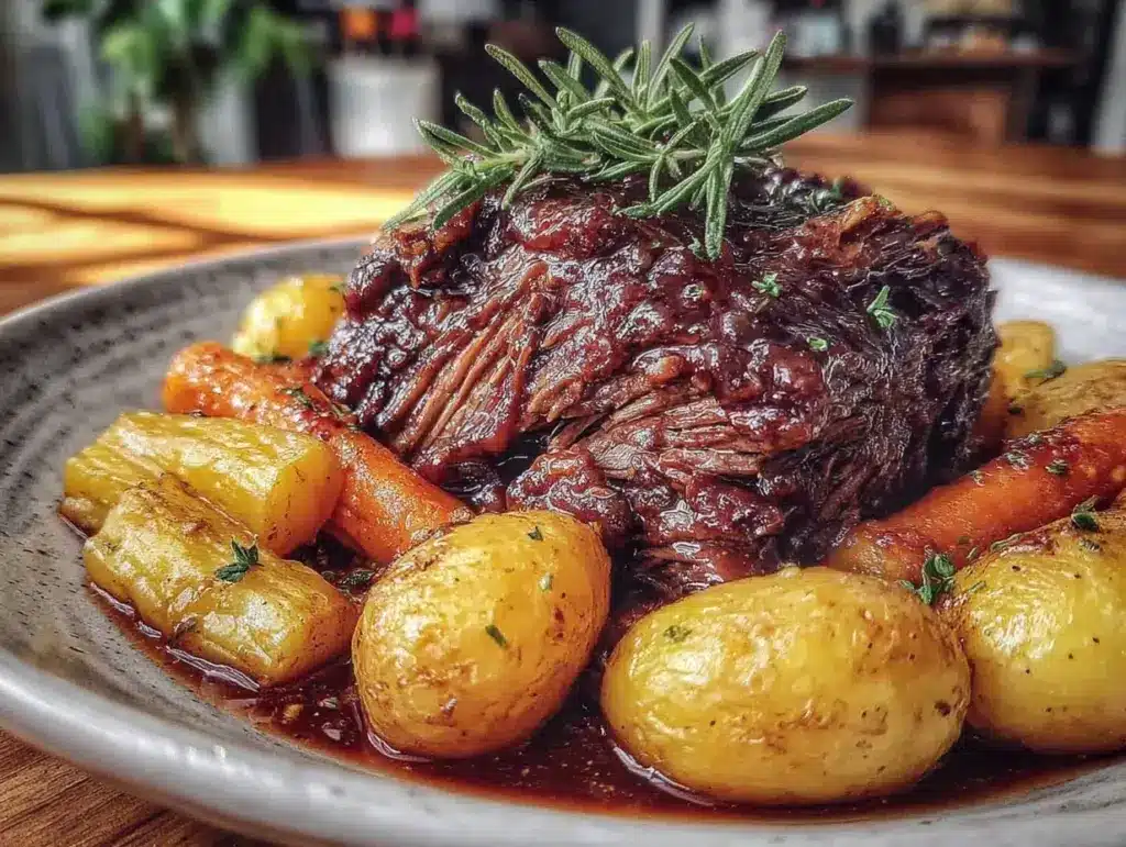 slow cooker pot roast - featured image