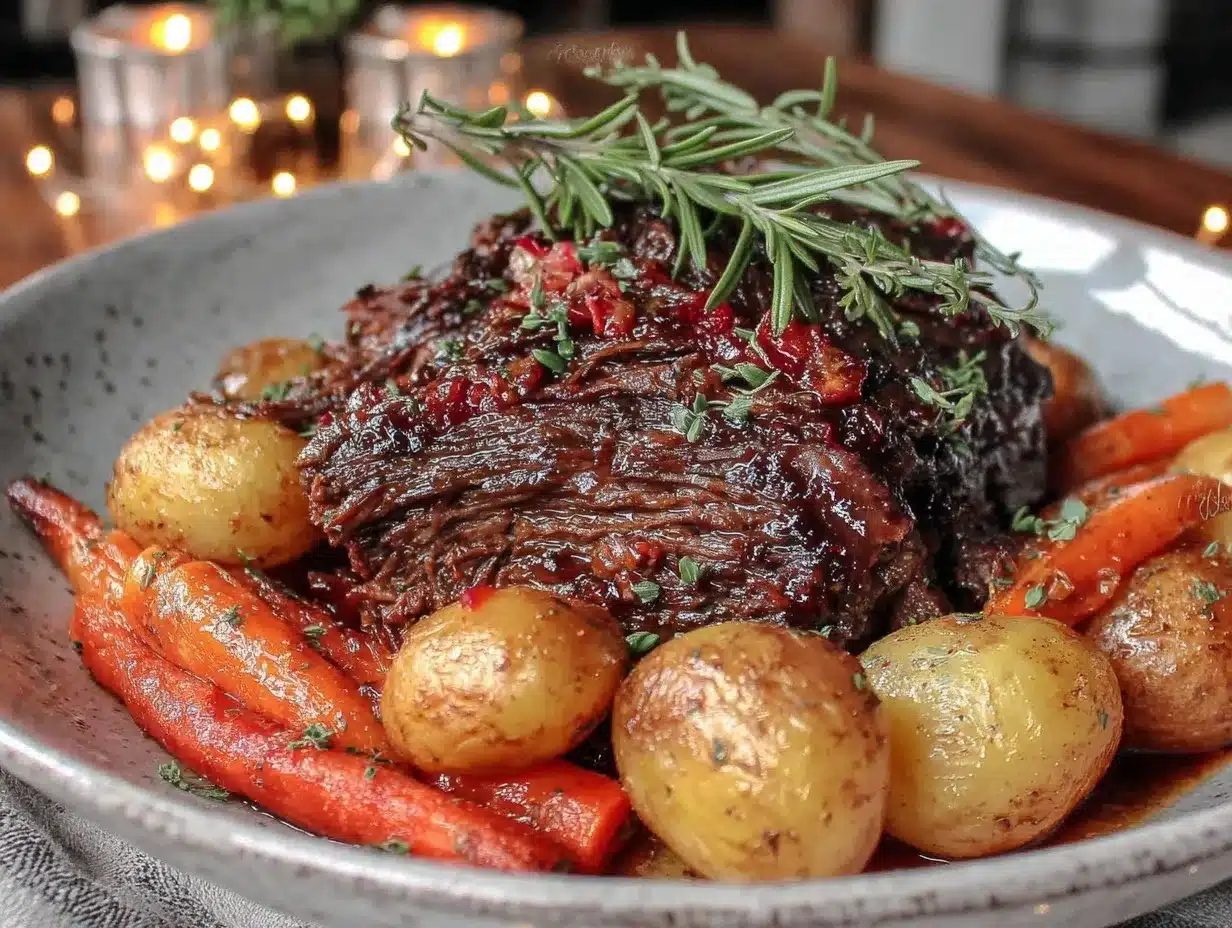 slow cooker pot roast preparation steps