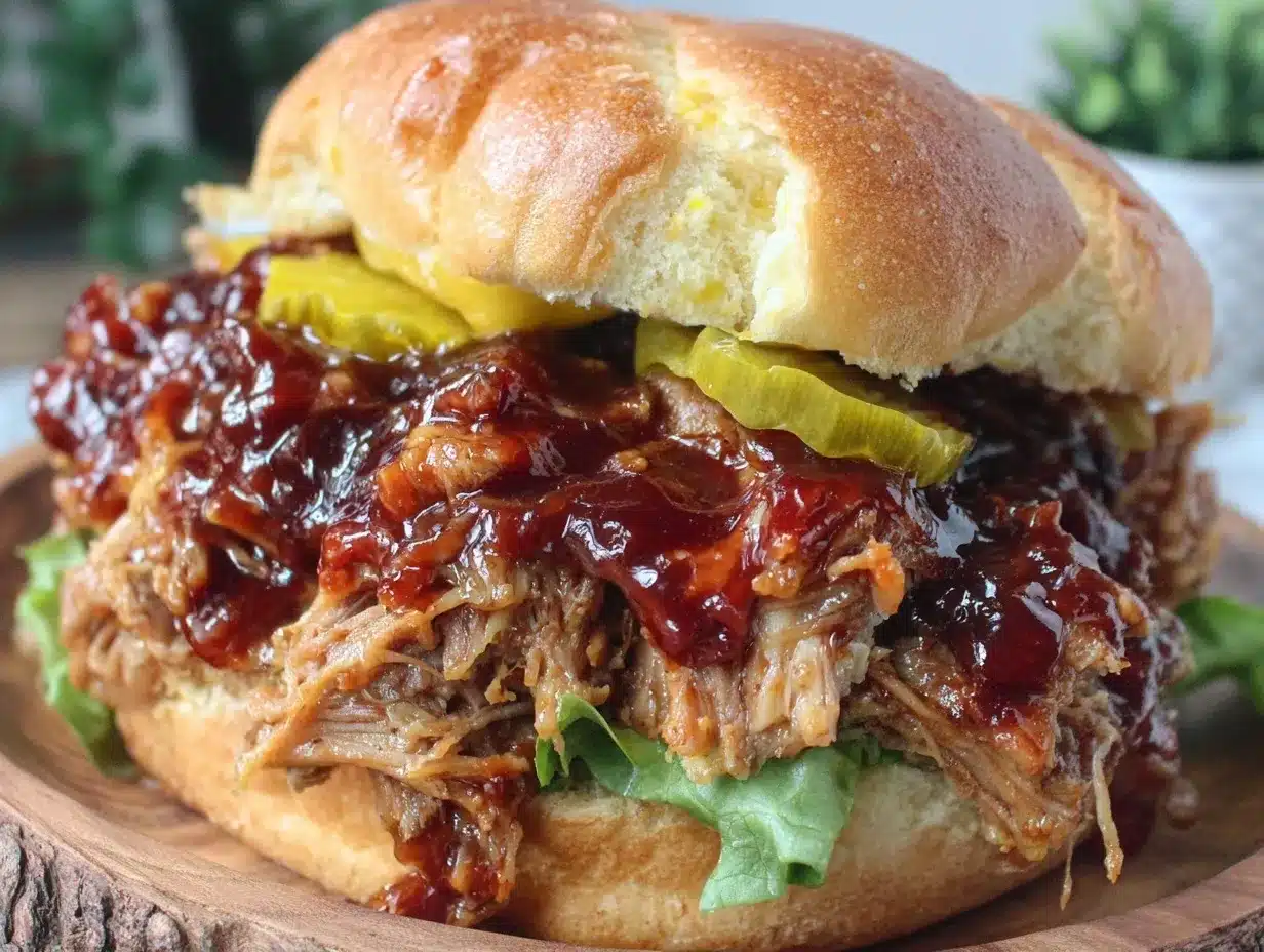 slow cooker pulled pork sandwiches preparation steps