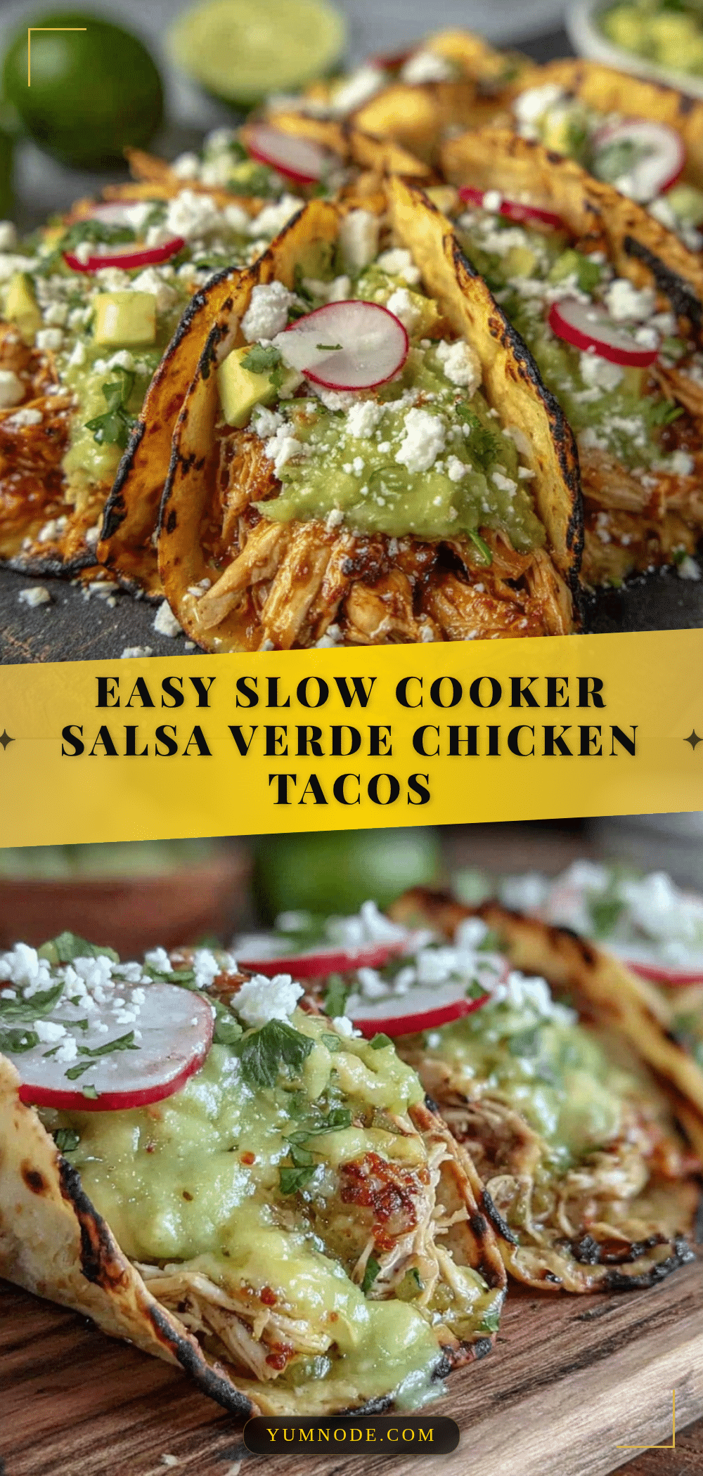 slow cooker salsa verde chicken tacos recipe