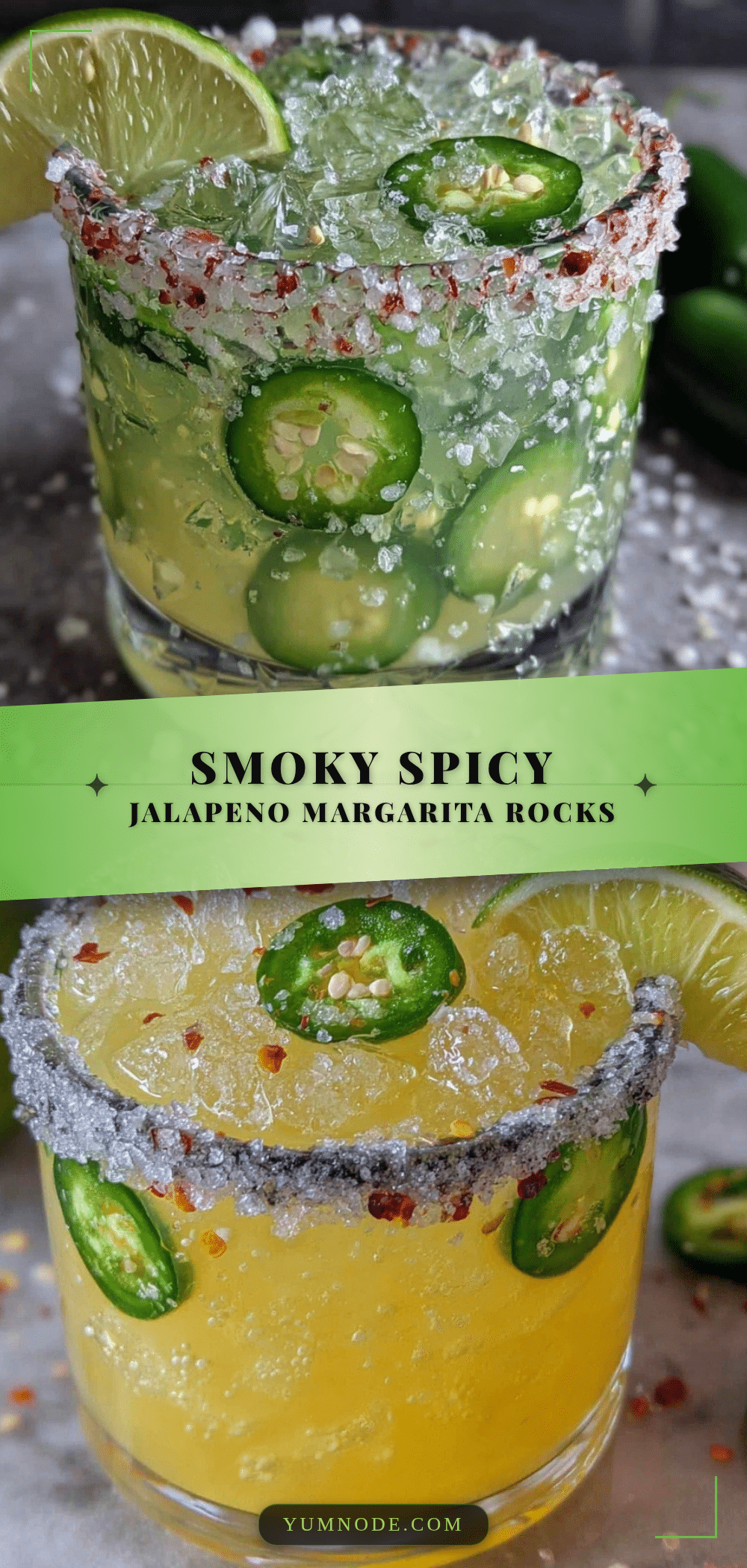 spicy jalapeno margarita on the rocks recipe