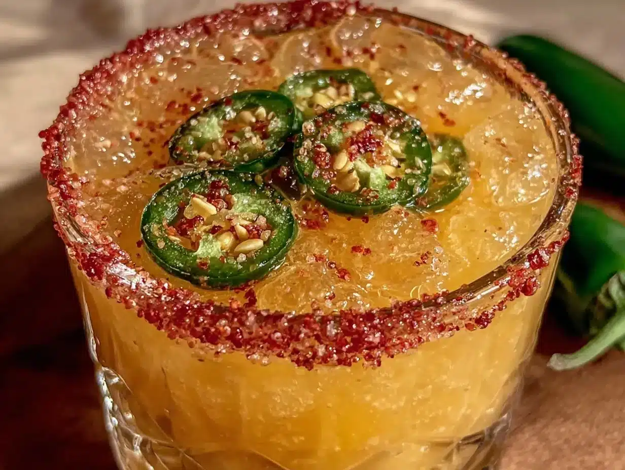 spicy mango jalapeño margarita preparation steps