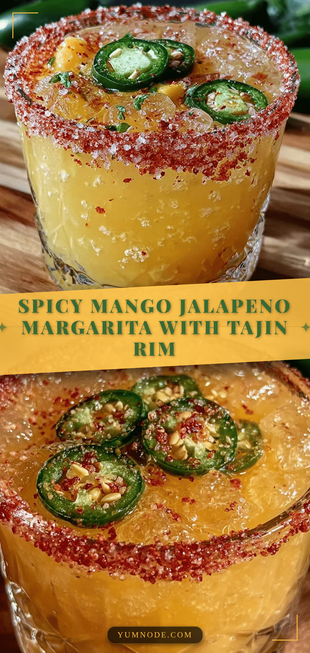 spicy mango jalapeño margarita recipe