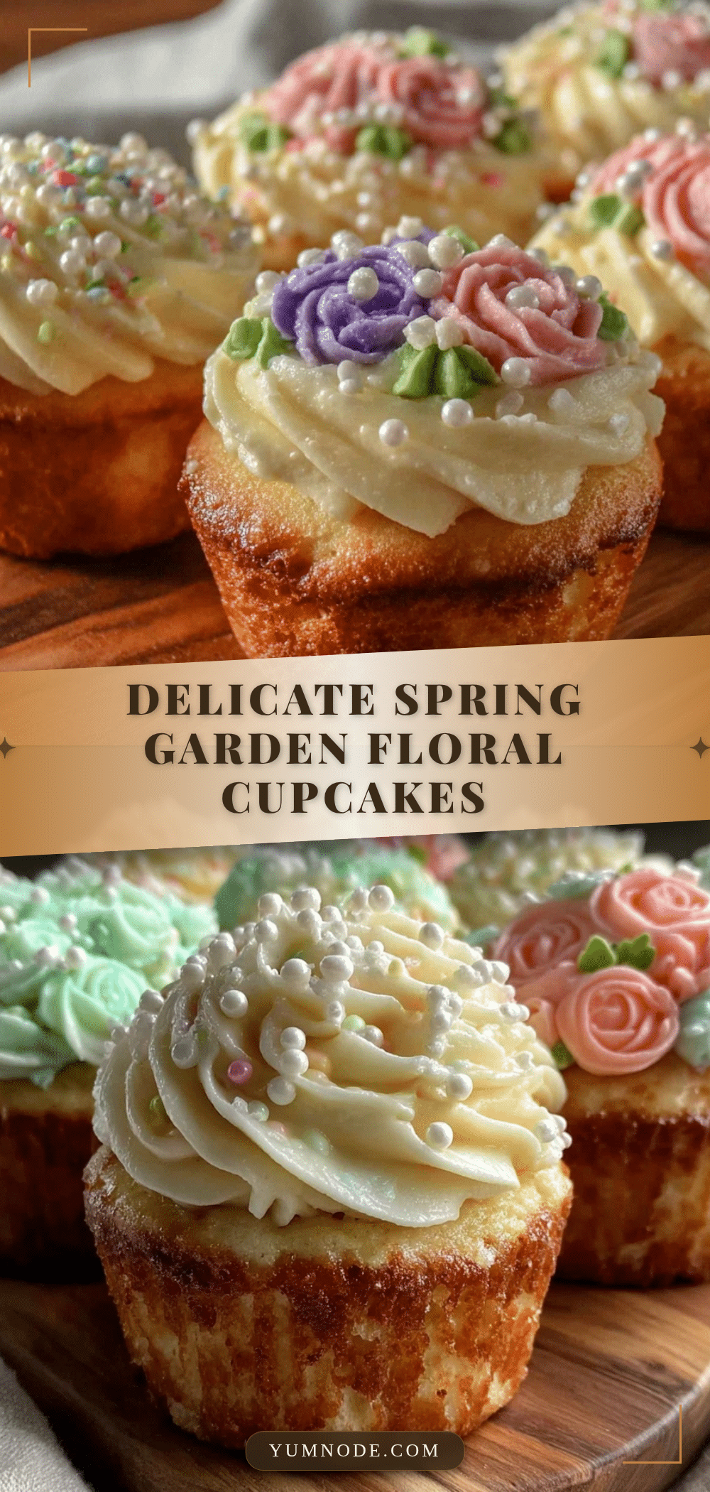 spring garden floral cupcakes recipe