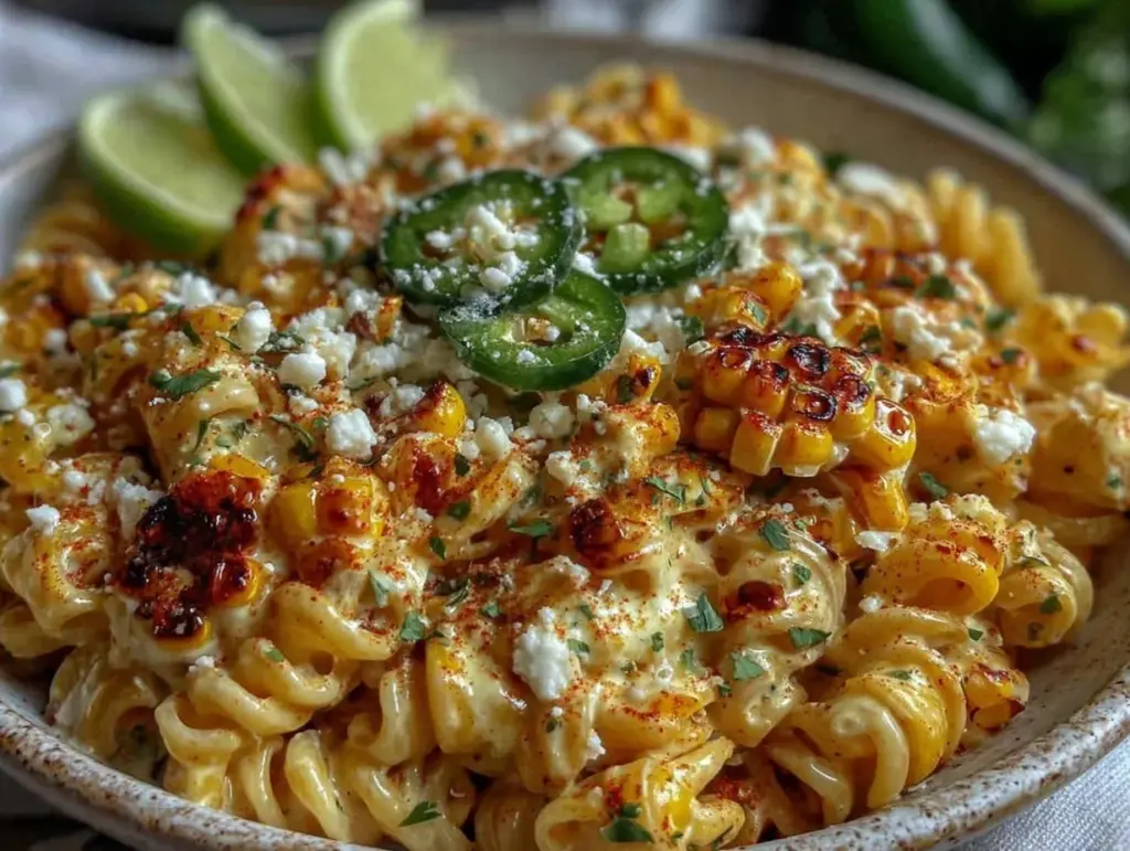 street corn pasta salad - featured image