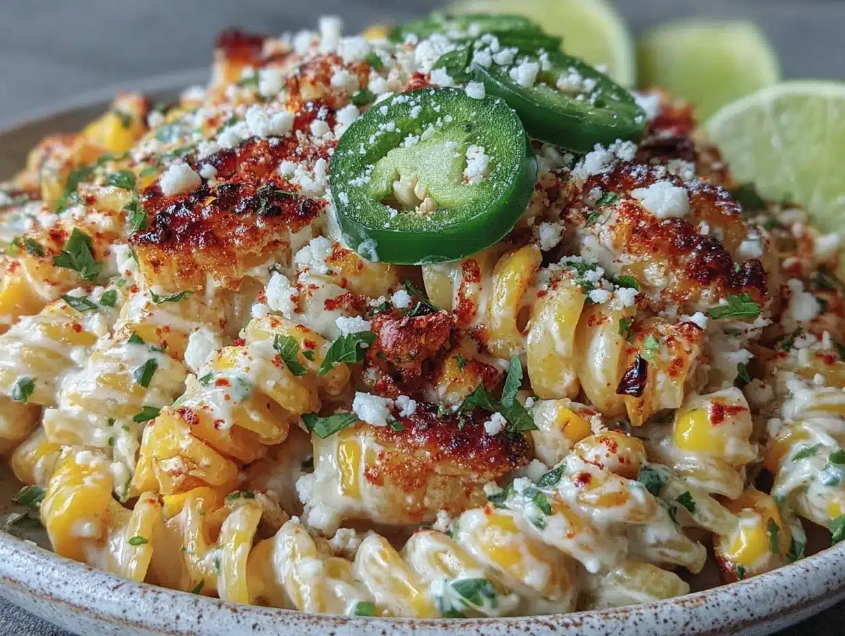 street corn pasta salad preparation steps