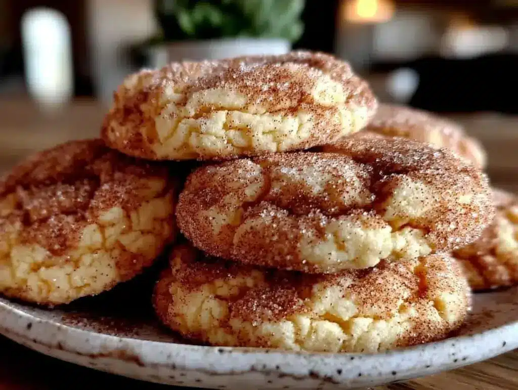 tender soft snickerdoodles - featured image