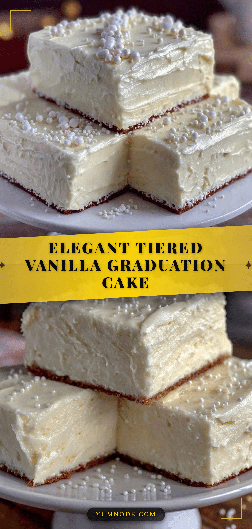 tiered vanilla graduation sheet cake recipe