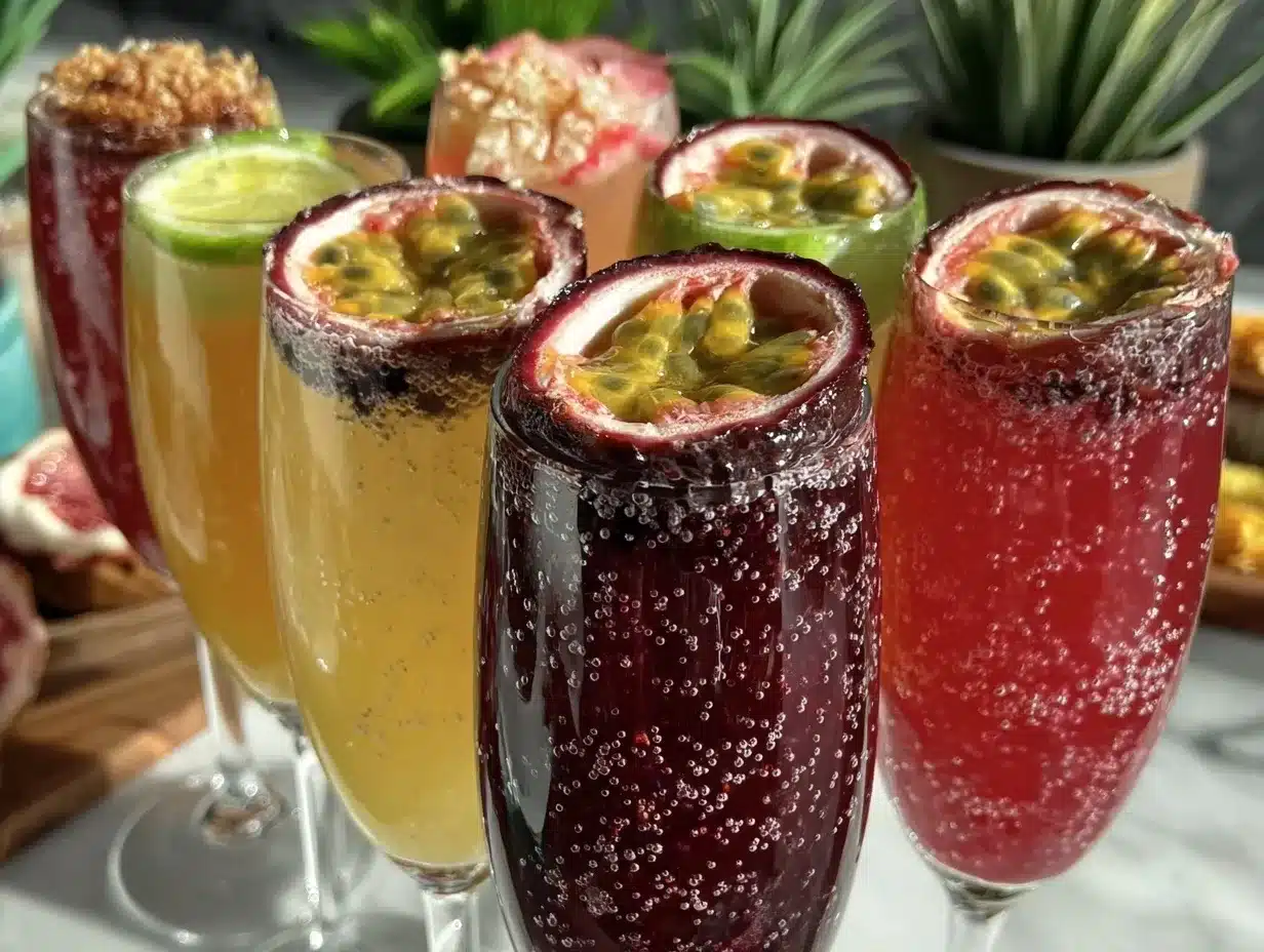 tropical mimosa bar preparation steps