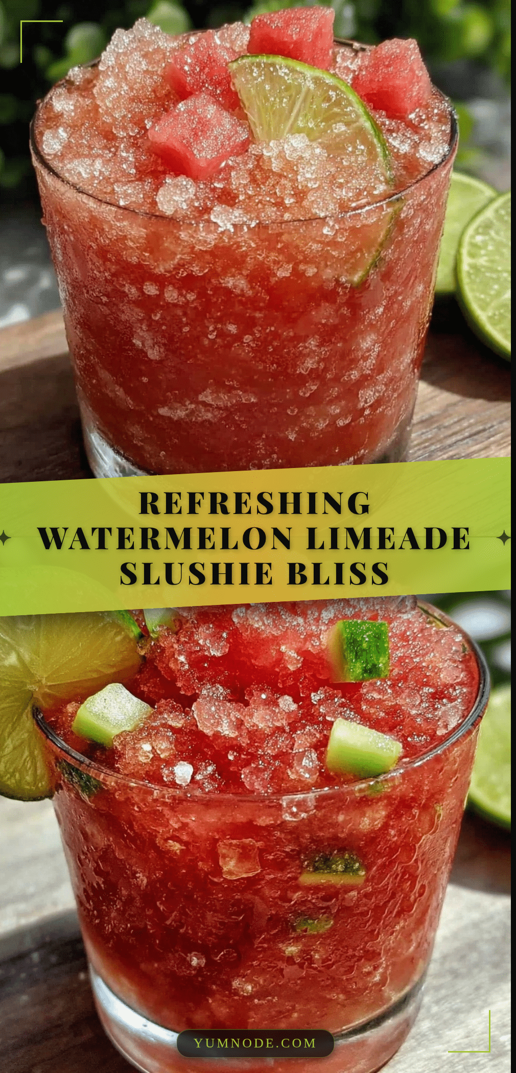 watermelon limeade slushie recipe