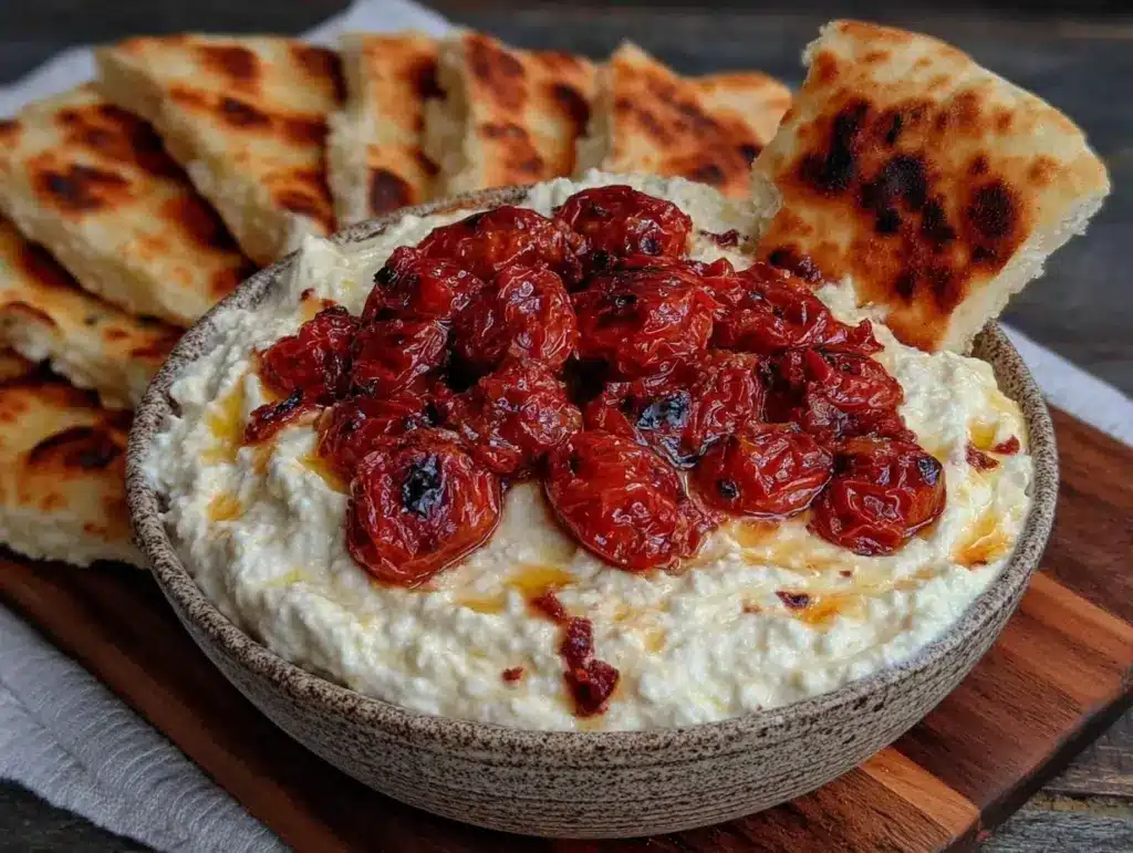 whipped feta dip - featured image