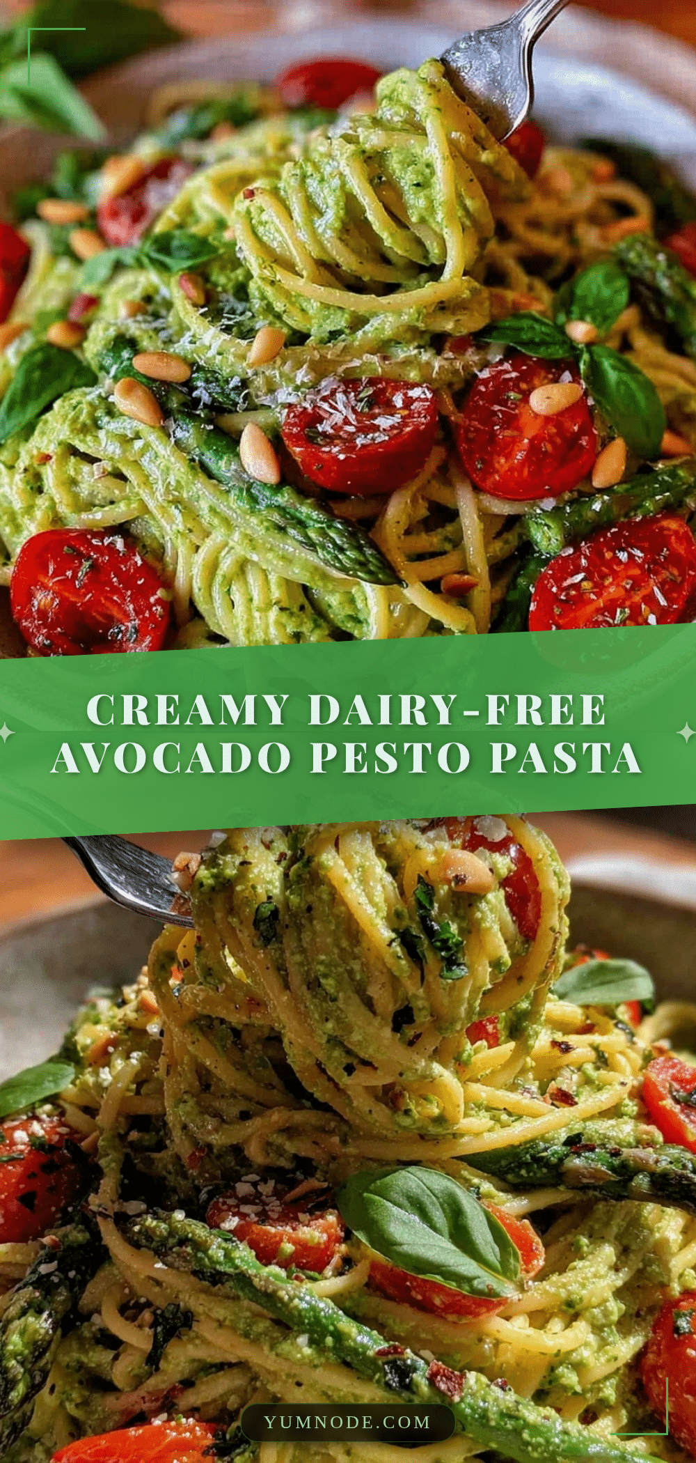 avocado pesto pasta recipe