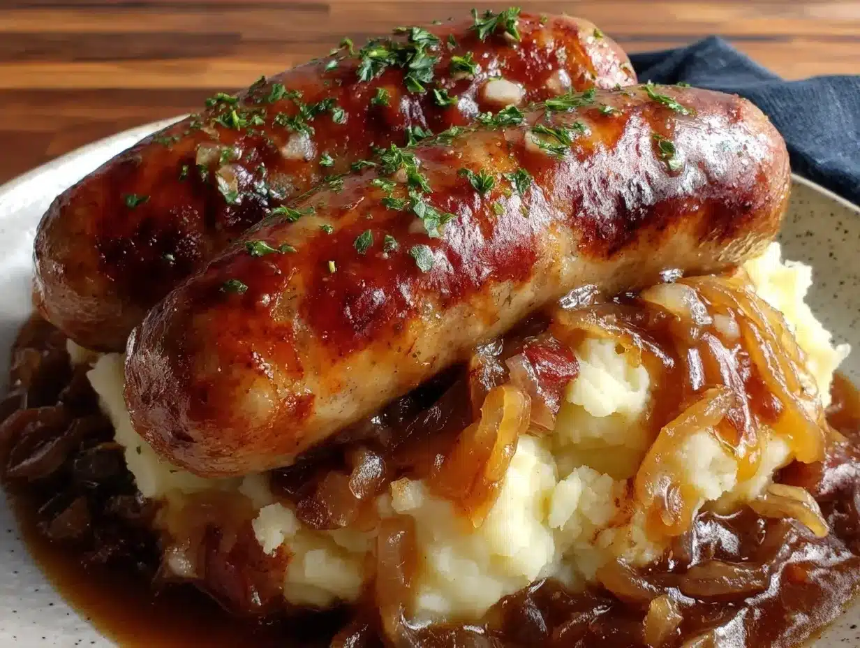 bangers and mash recipe preparation steps