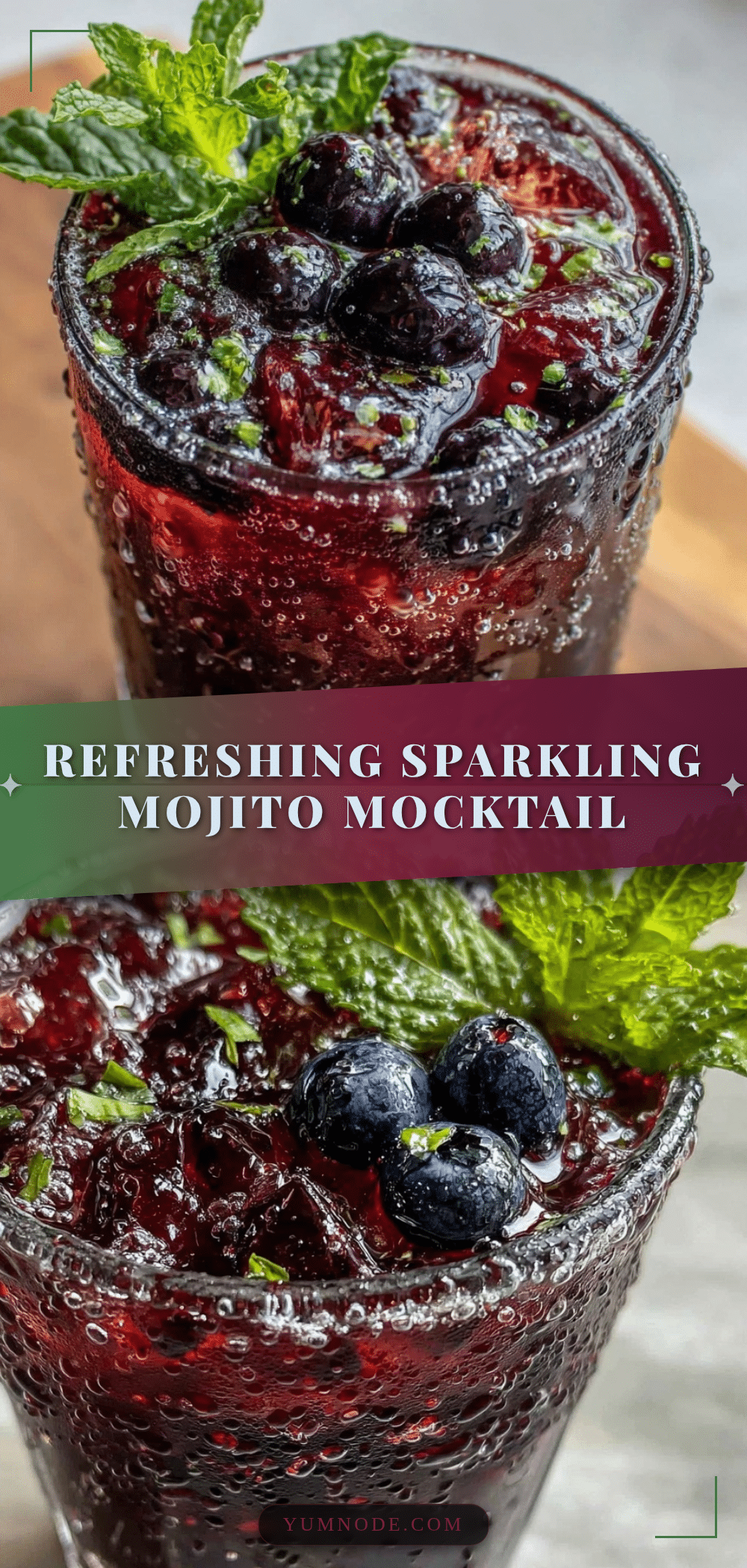 blueberry mojito mocktail recipe