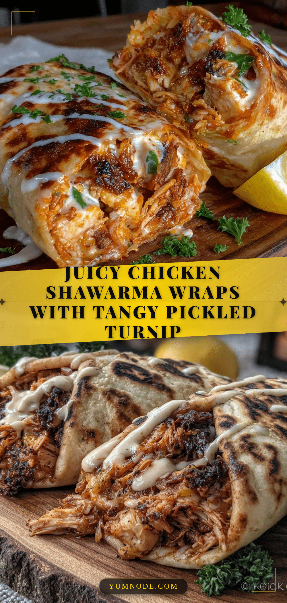 chicken shawarma wraps recipe