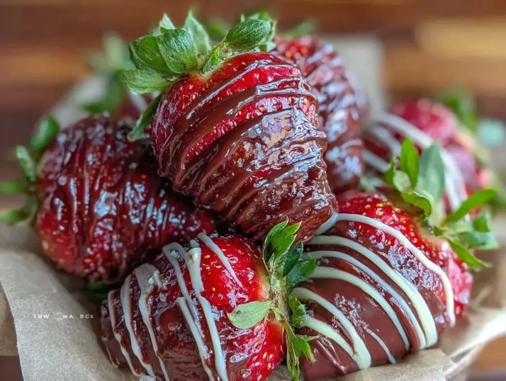 chocolate covered strawberry bouquet - featured image