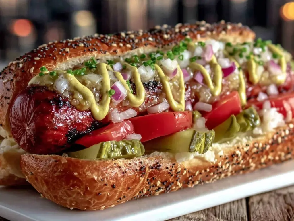 classic chicago style hot dog - featured image