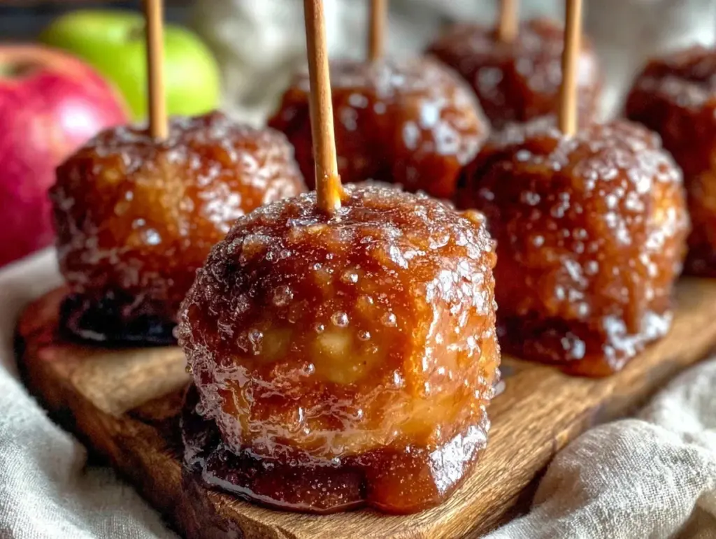 classic crunchy toffee apples - featured image