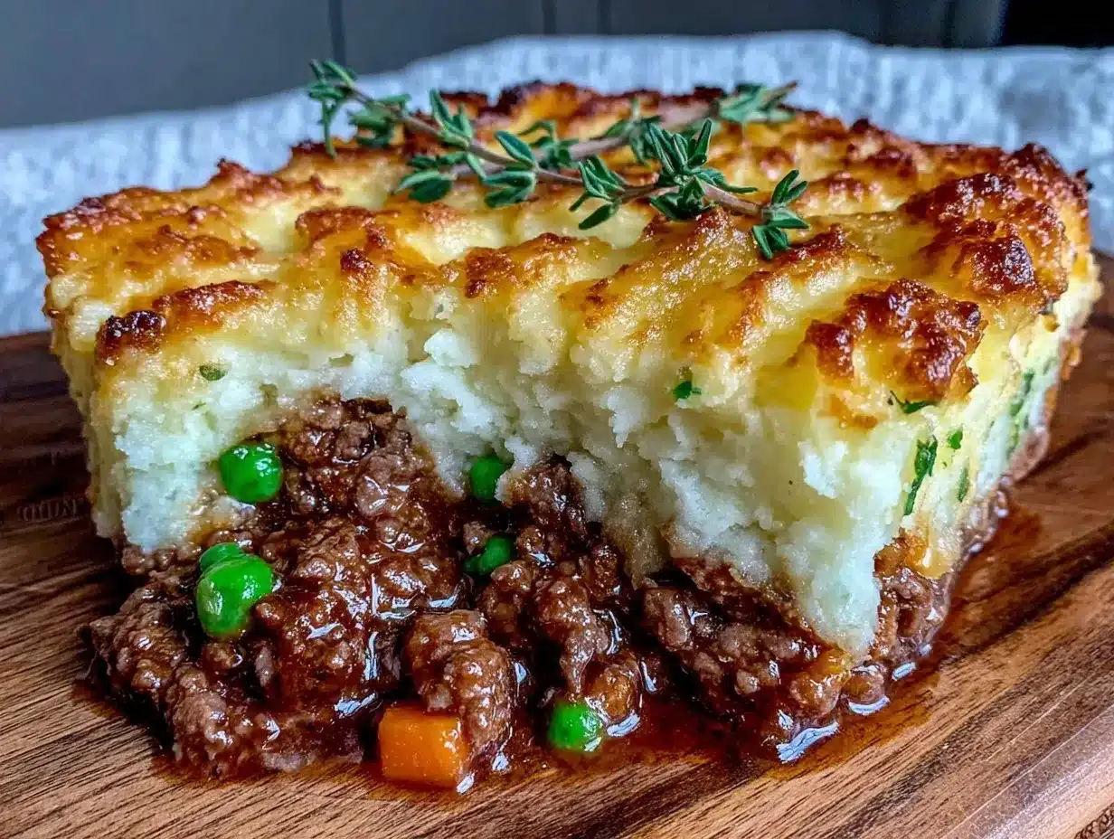 cozy cottage pie with beef preparation steps