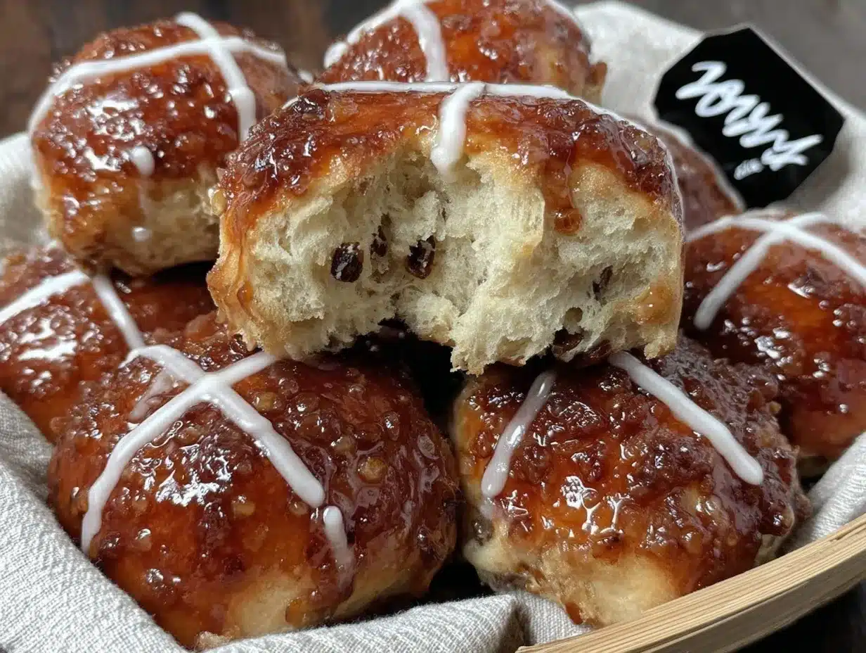 cozy hot cross buns recipe preparation steps