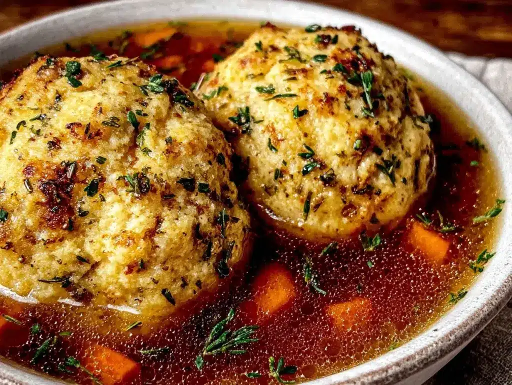 cozy matzo ball soup recipe - featured image