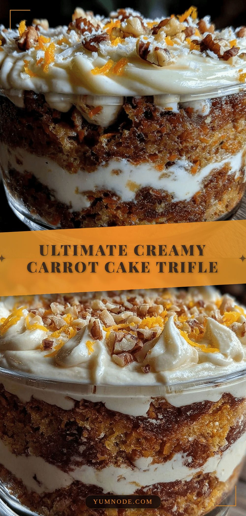 creamy carrot cake trifle recipe