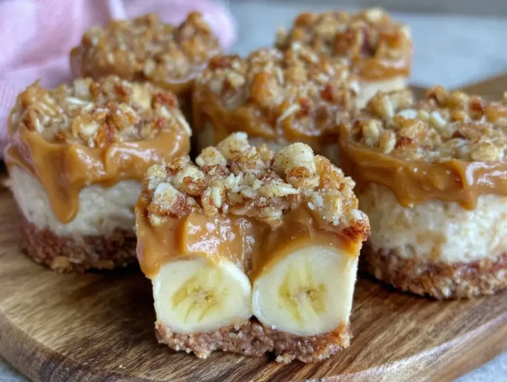 creamy frozen banana bites - featured image