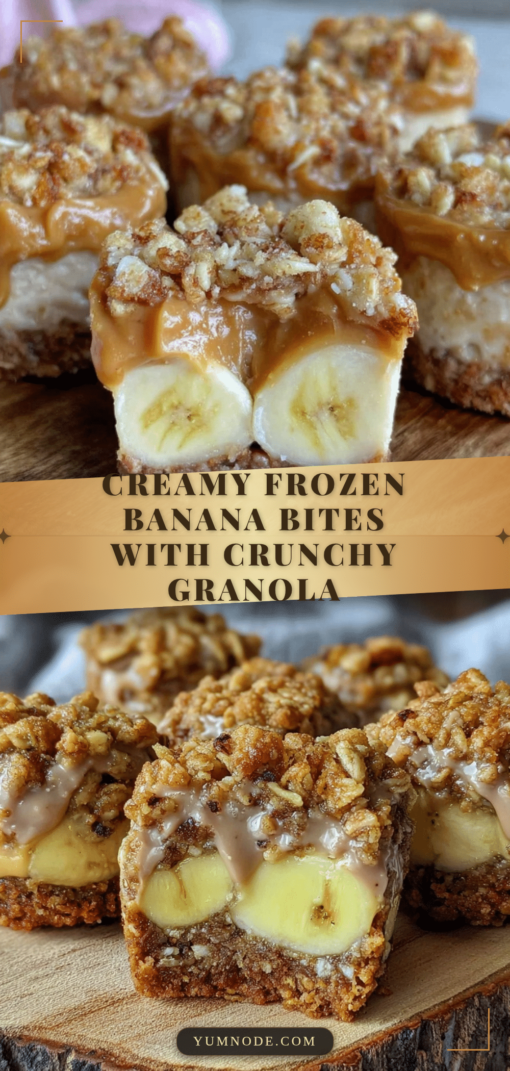 creamy frozen banana bites recipe