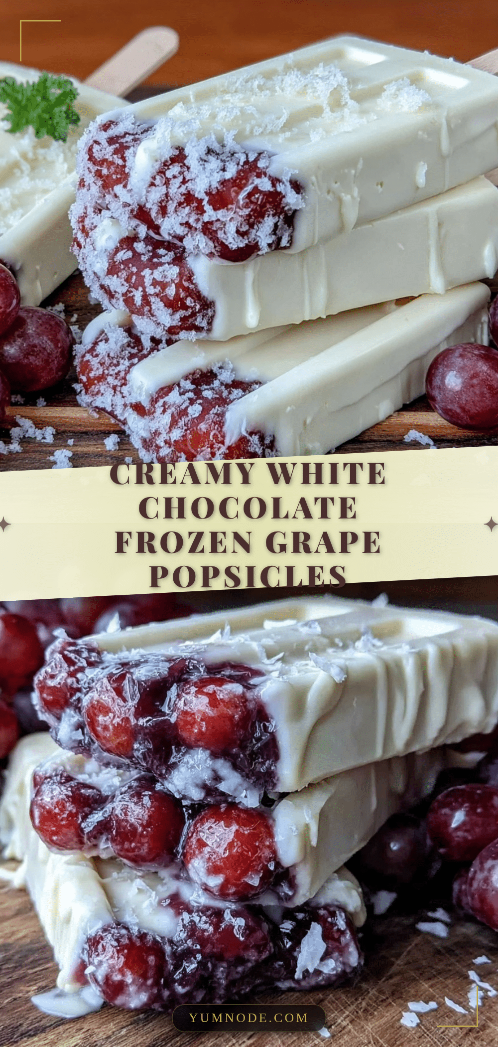 creamy frozen grape popsicles recipe