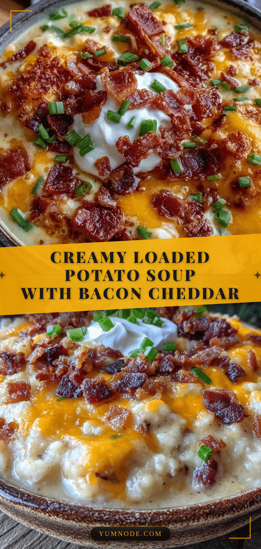creamy loaded potato soup recipe