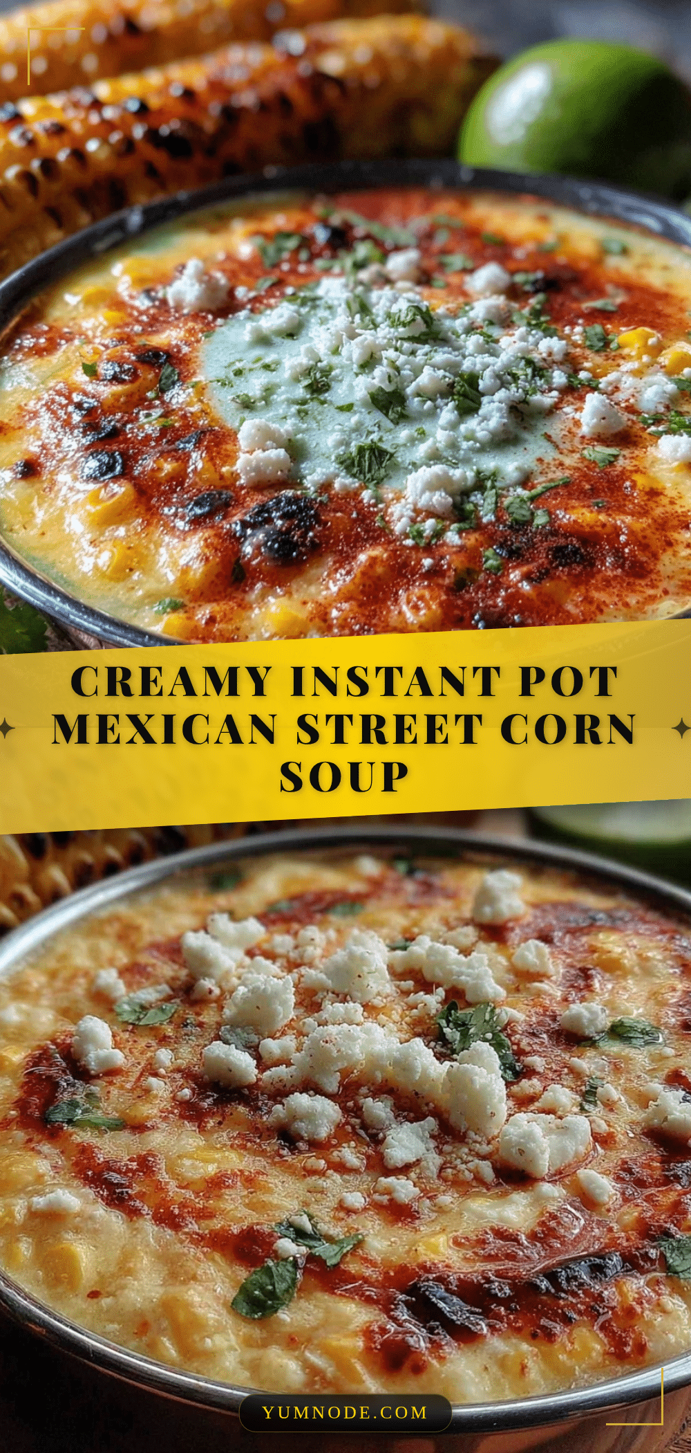 creamy mexican street corn soup instant pot recipe