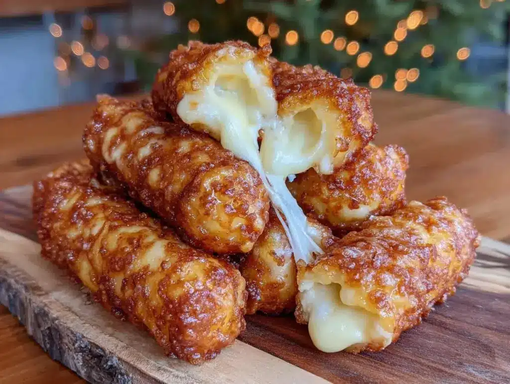 crispy air fryer mozzarella sticks frozen - featured image