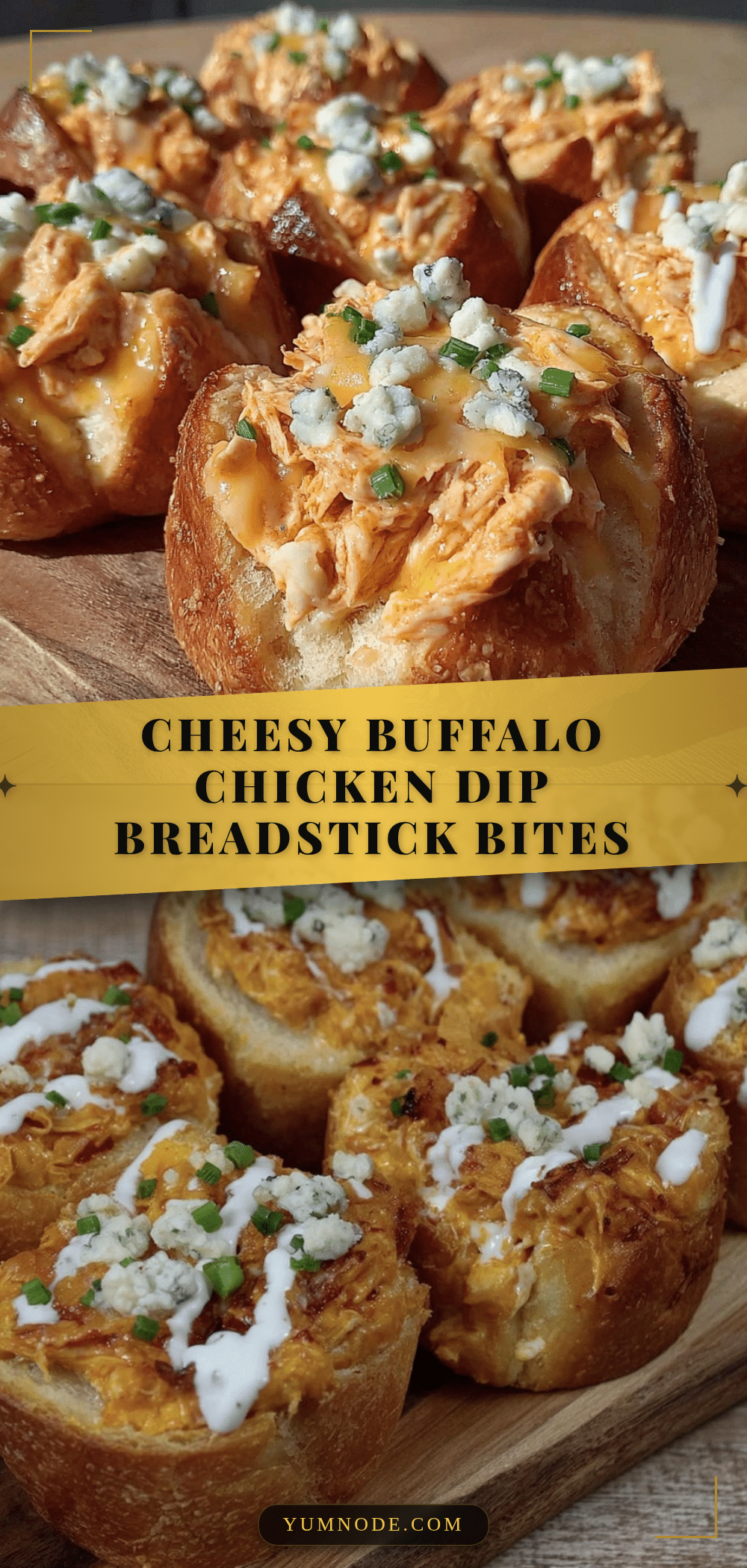crispy buffalo chicken dip stuffed breadstick bites recipe