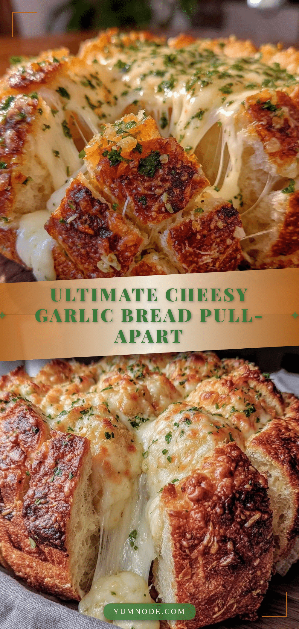 crispy cheese pull garlic bread recipe