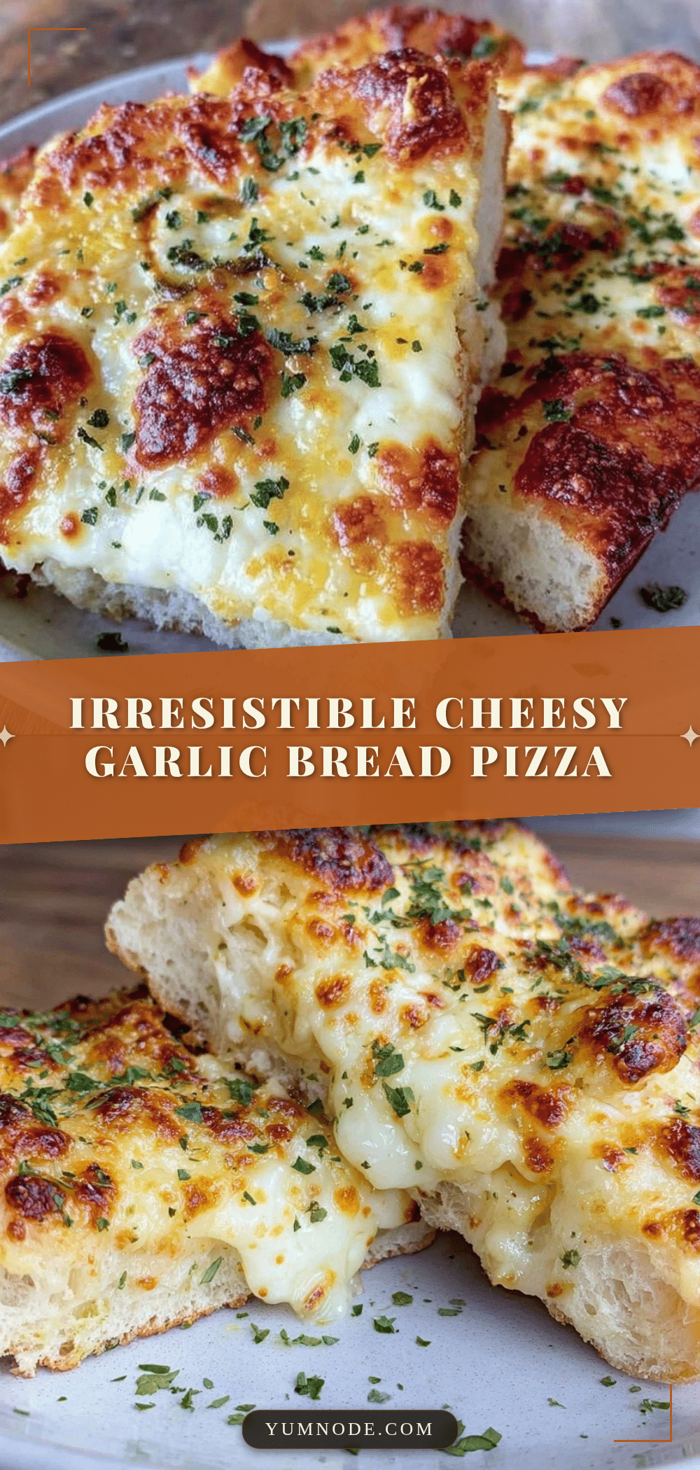 crispy cheesy garlic bread pizza recipe