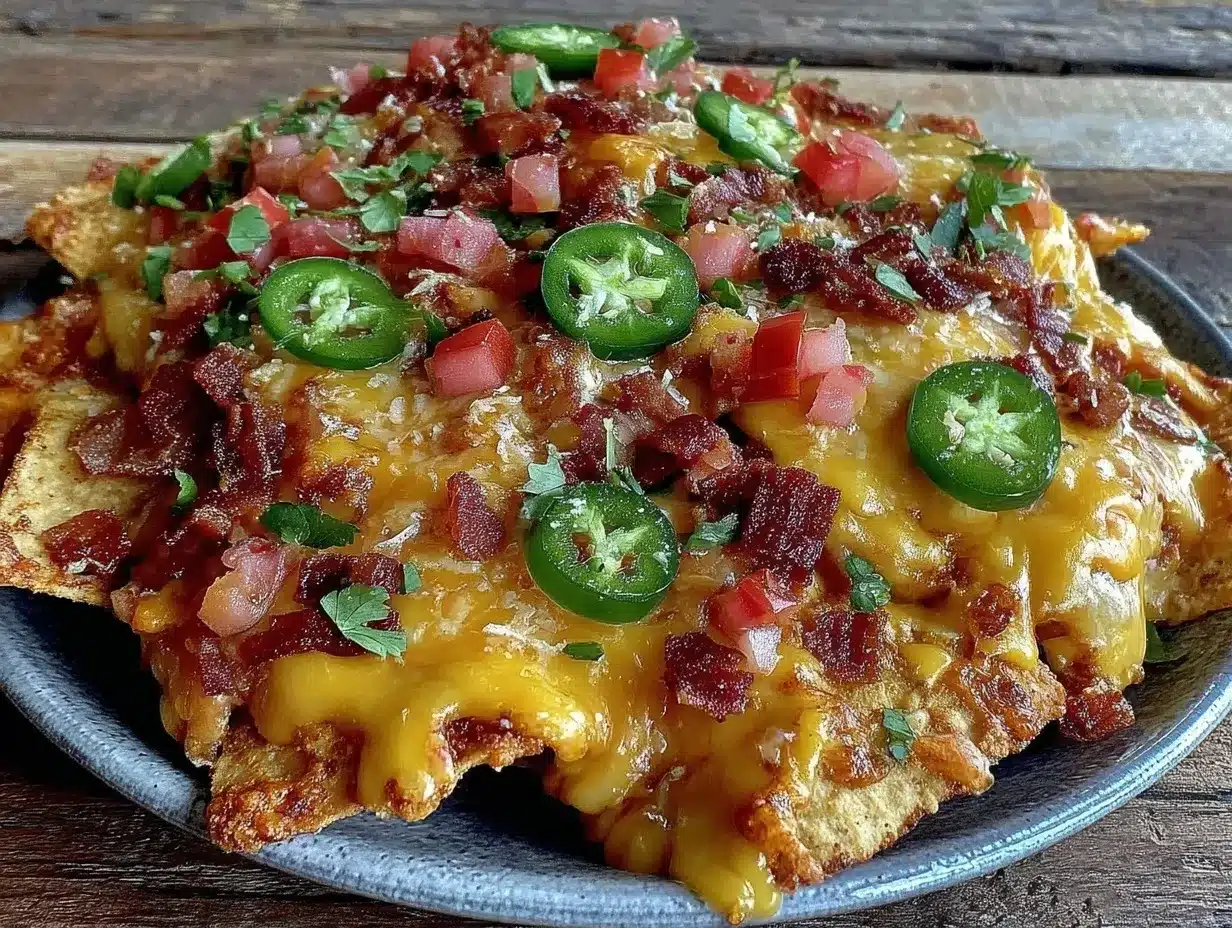 crispy copycat movie nachos with cheese preparation steps