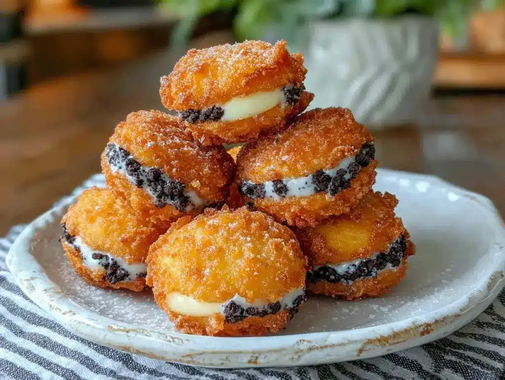 crispy deep fried oreos - featured image