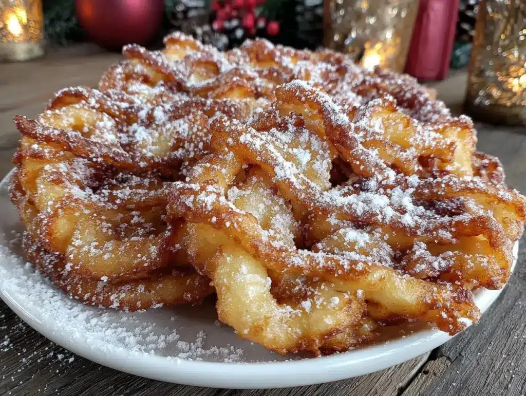 crispy funnel cake delight recipe - featured image