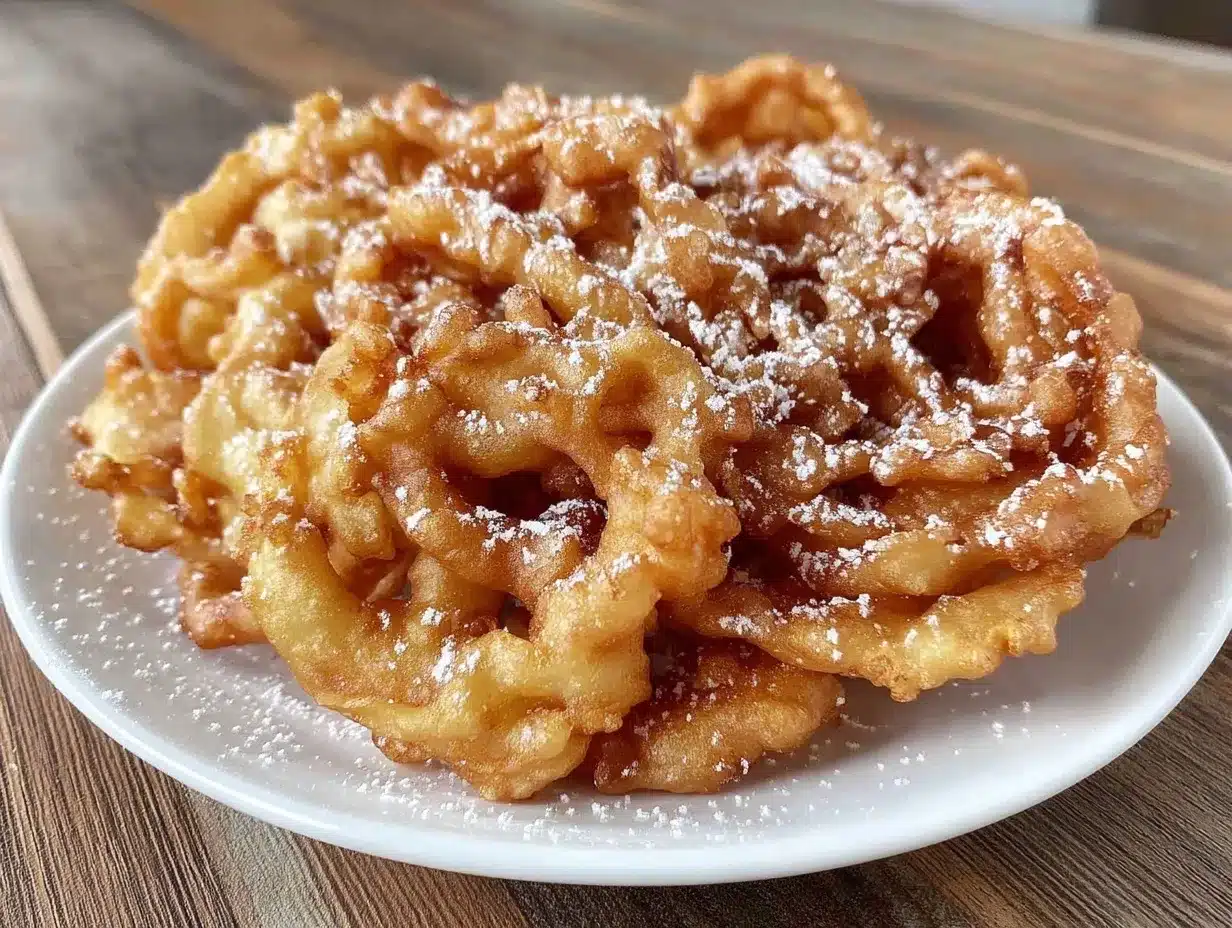 crispy funnel cake delight recipe preparation steps