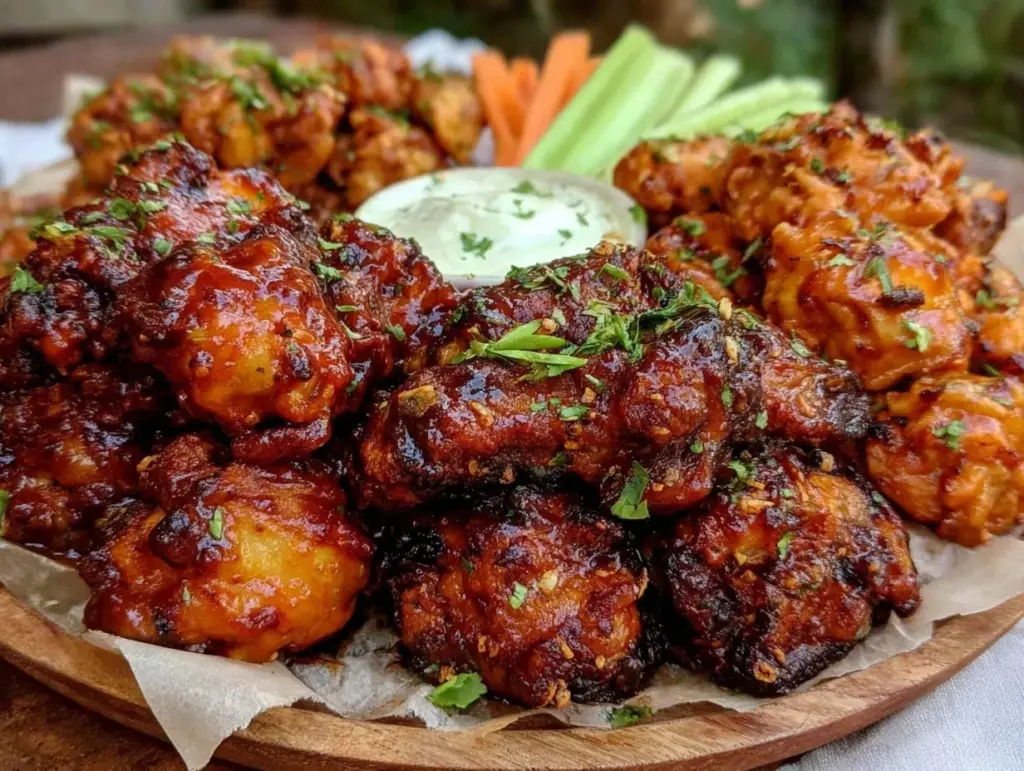 crispy game day wings - featured image