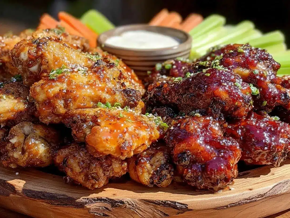 crispy game day wings preparation steps