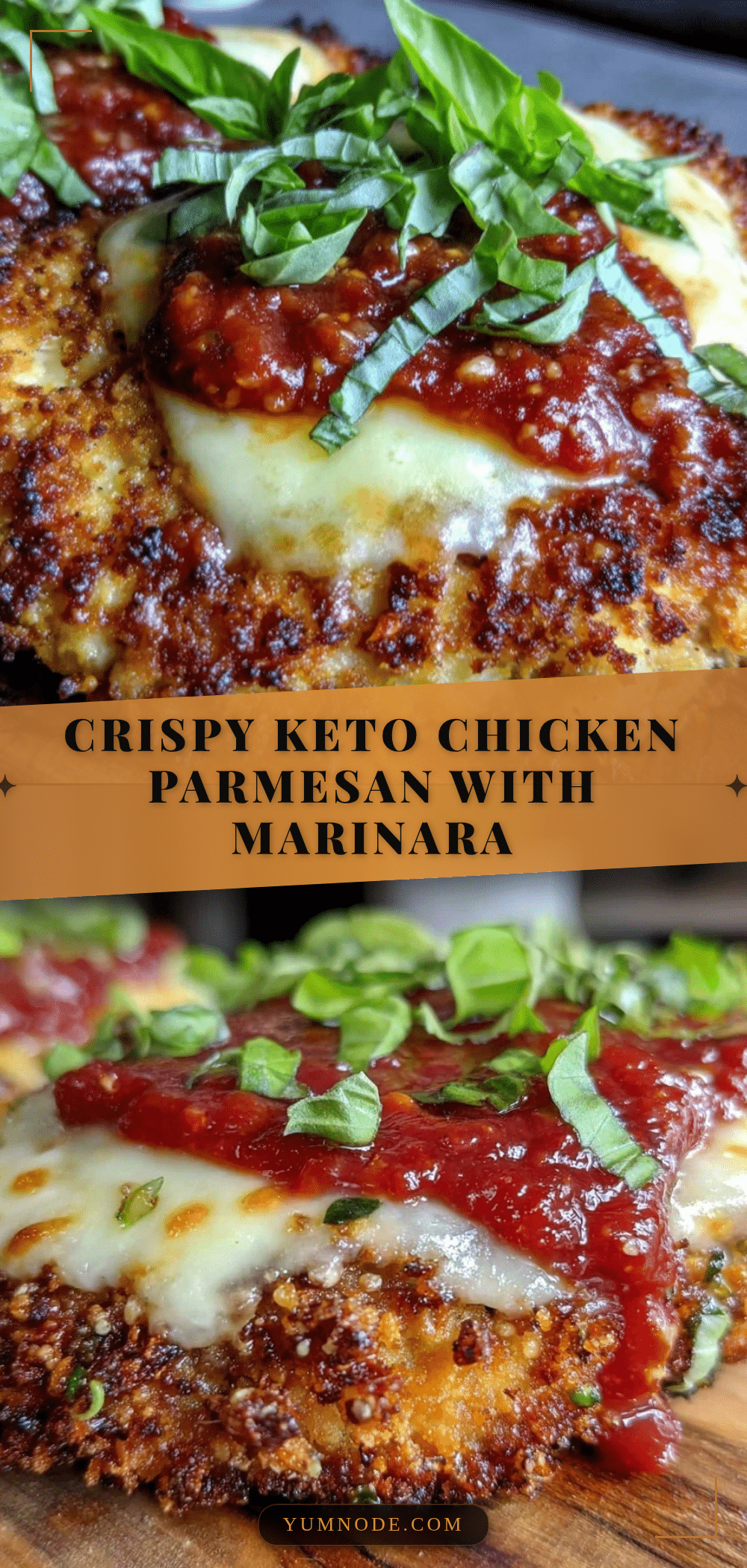 crispy keto chicken parmesan recipe