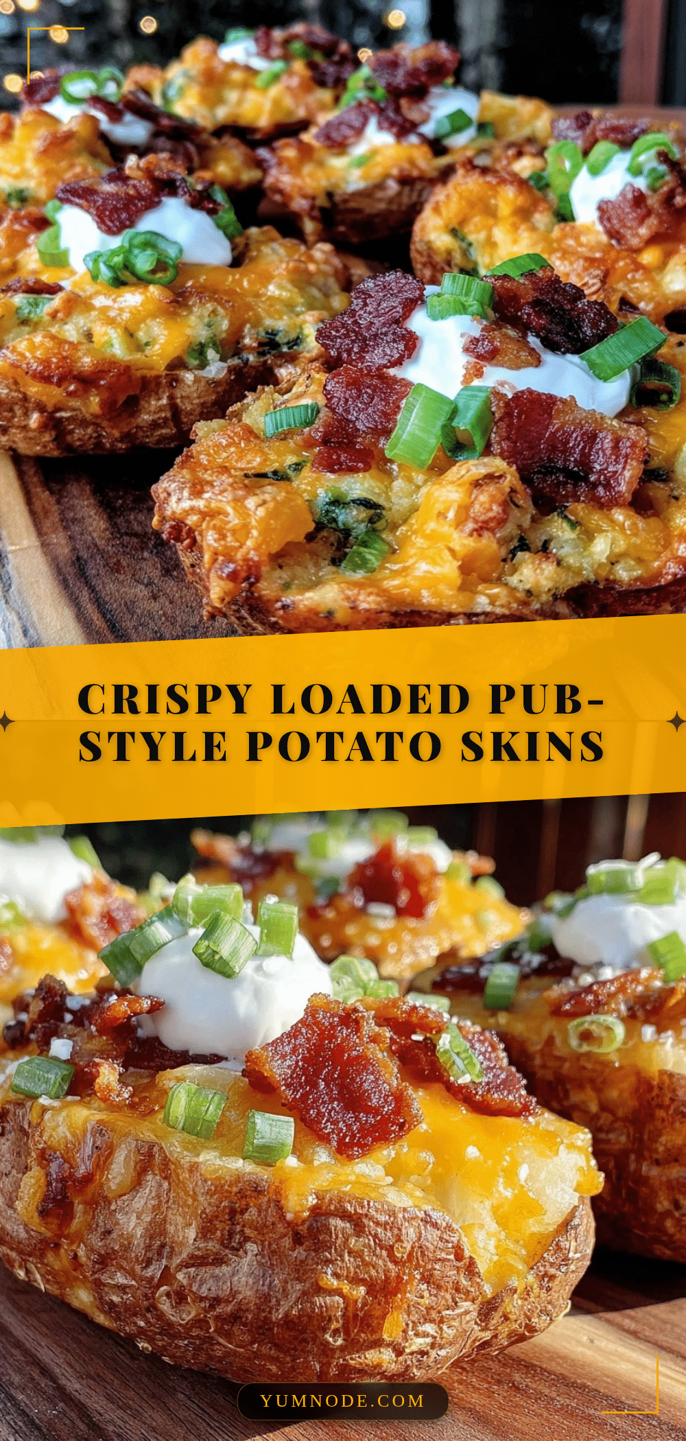 crispy loaded potato skins recipe