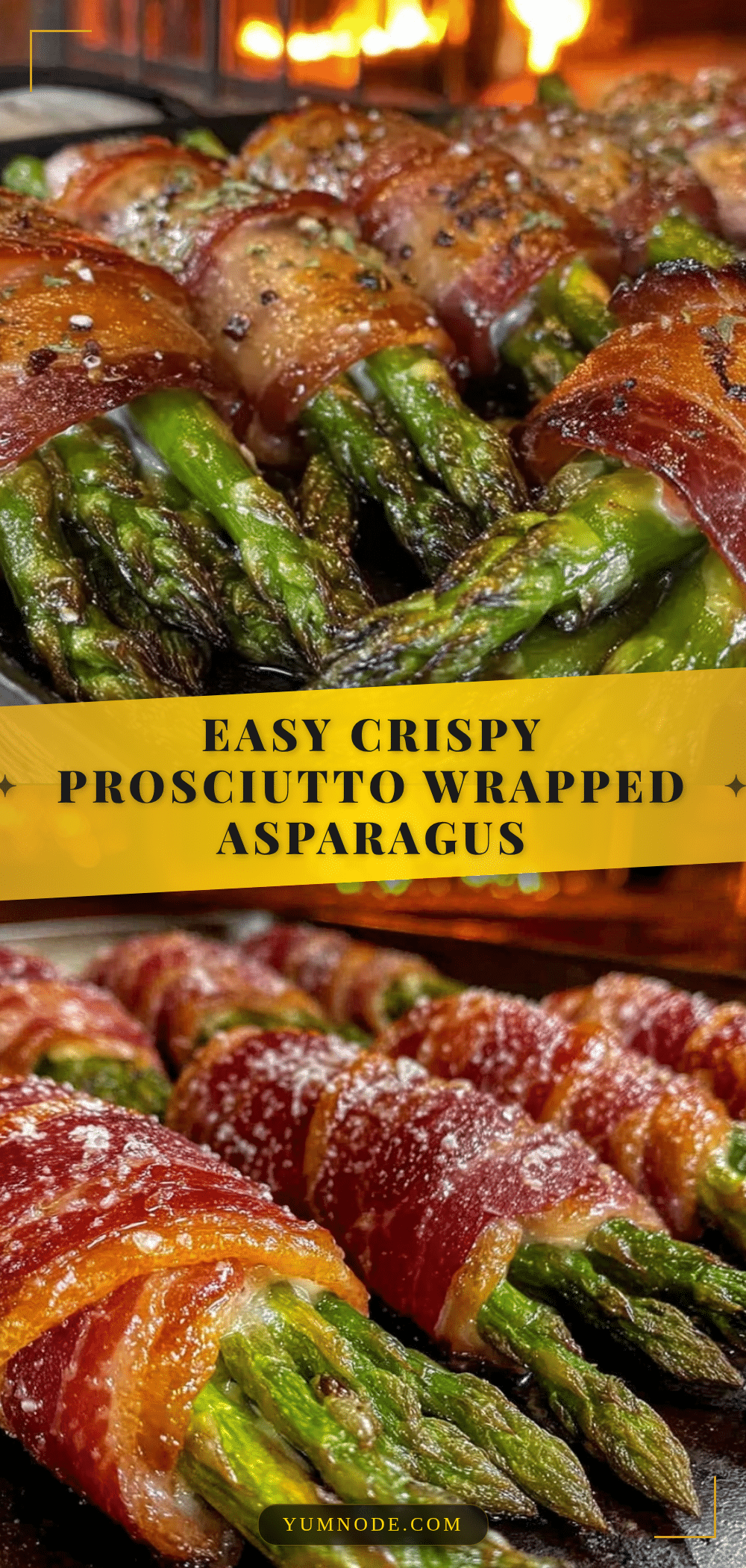 crispy prosciutto wrapped asparagus bundles recipe