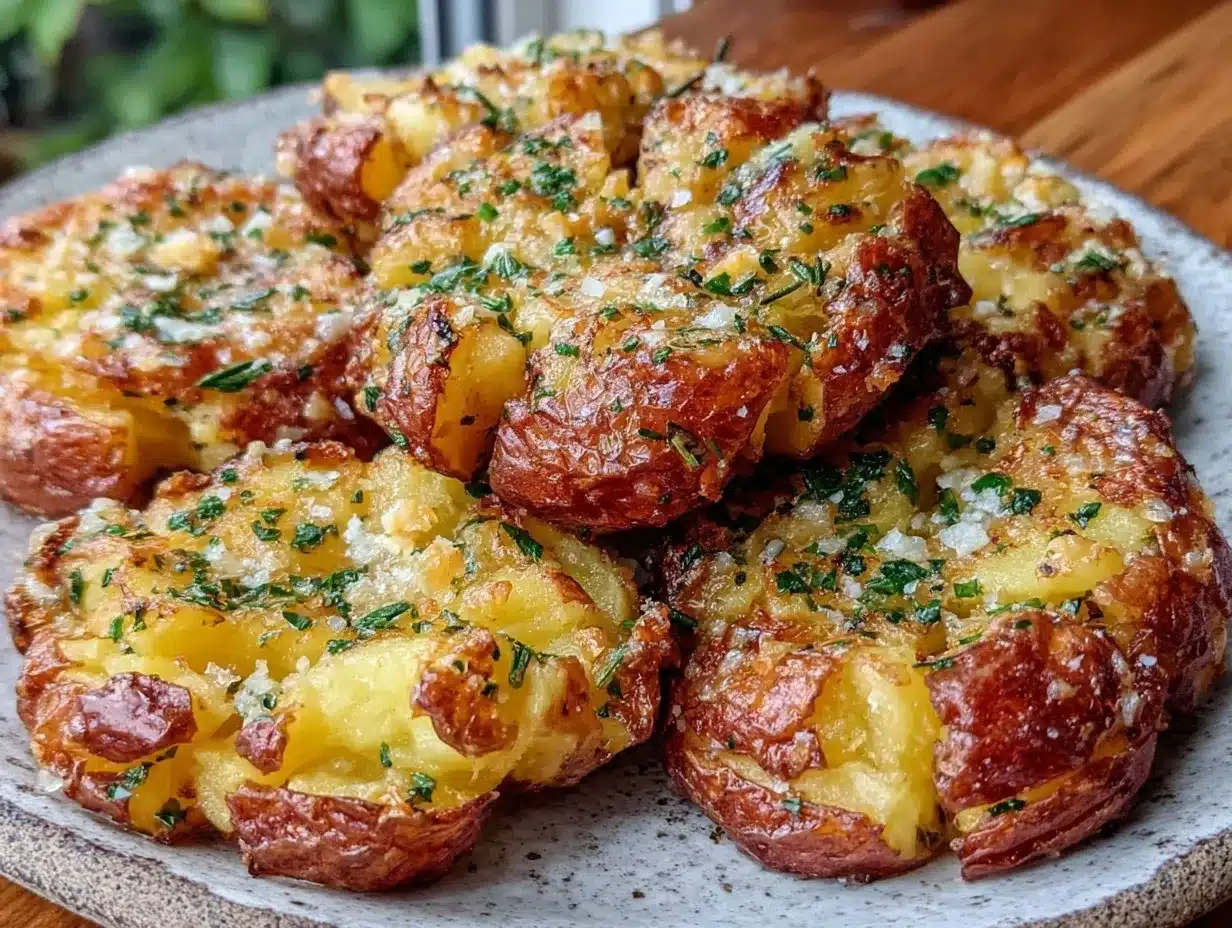 crispy smashed potatoes preparation steps