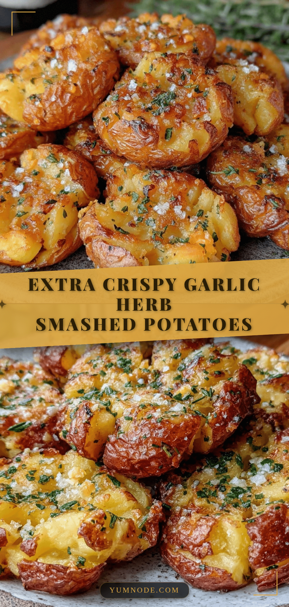 crispy smashed potatoes recipe