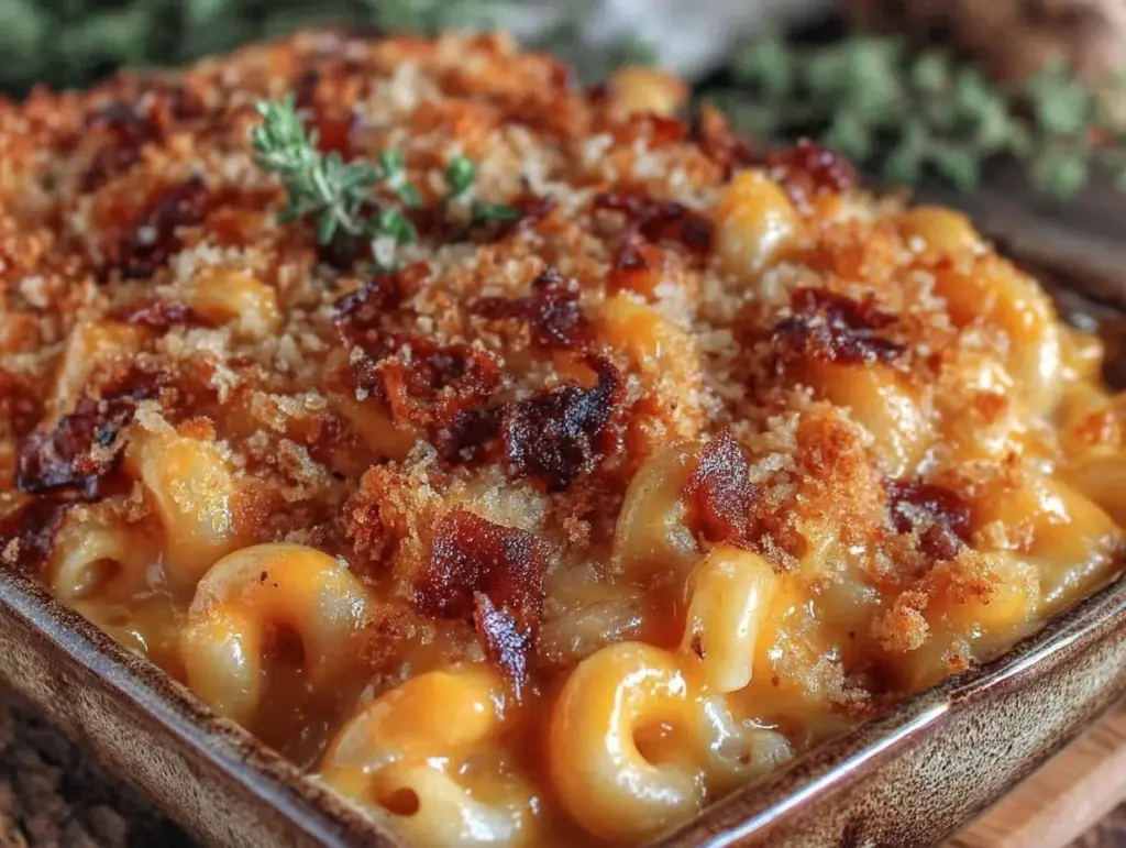 crispy smoked mac and cheese - featured image