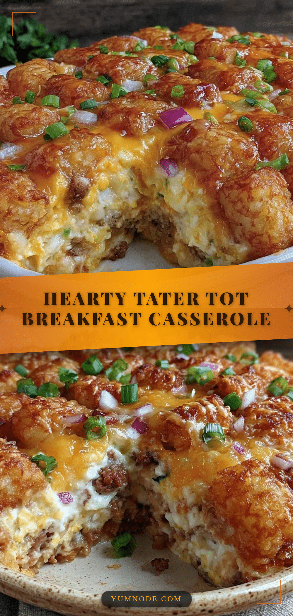 crispy tater tot breakfast casserole recipe
