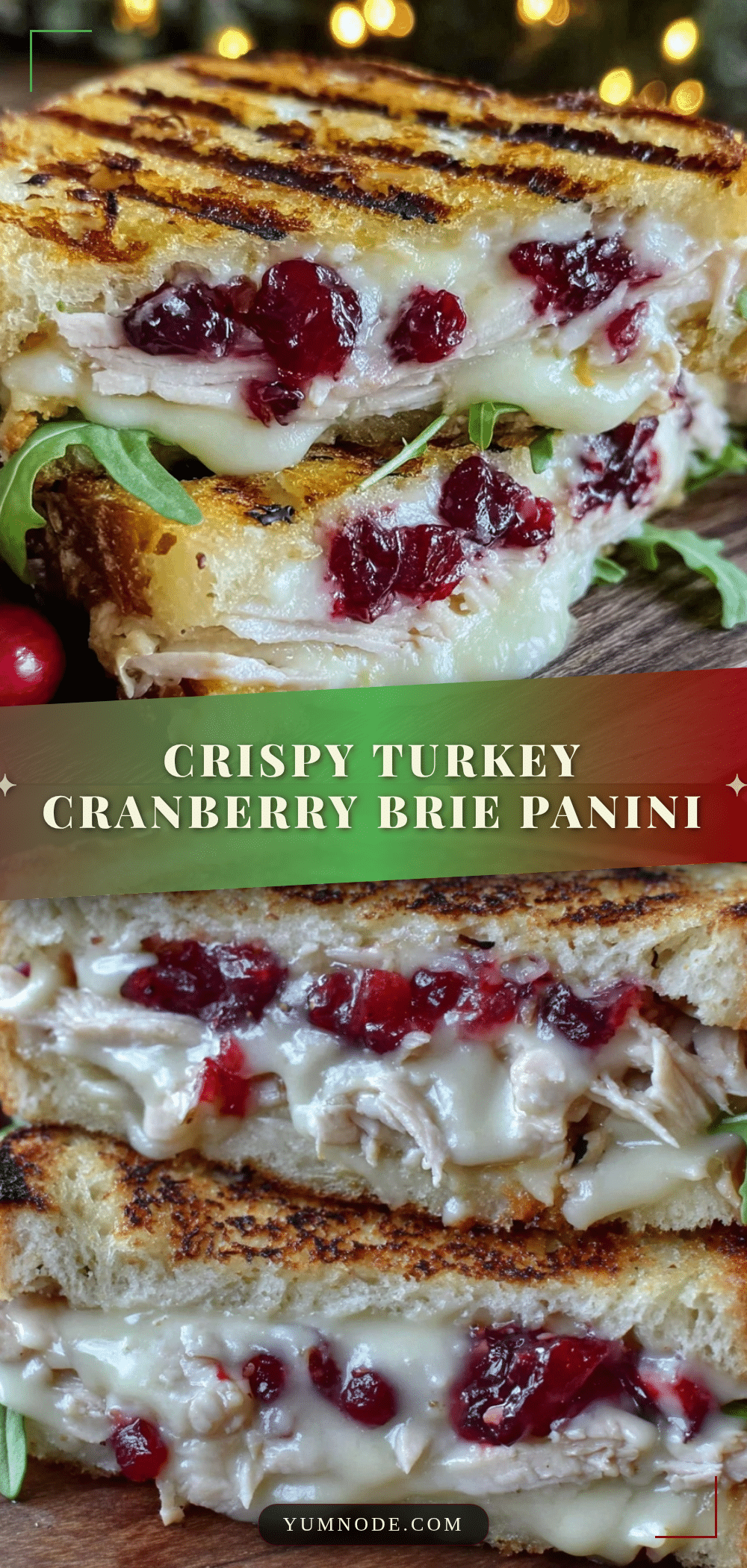 crispy turkey cranberry brie panini recipe